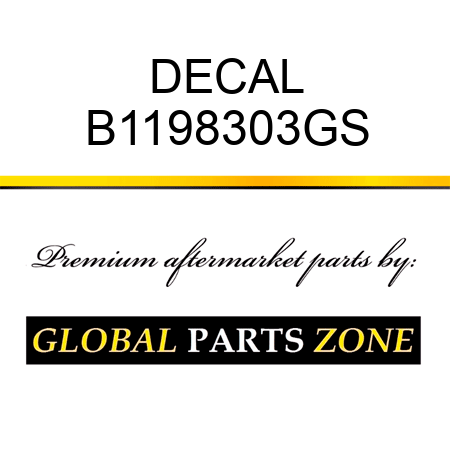 DECAL B1198303GS