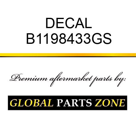 DECAL B1198433GS