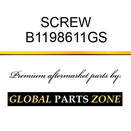 SCREW B1198611GS