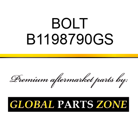 BOLT B1198790GS
