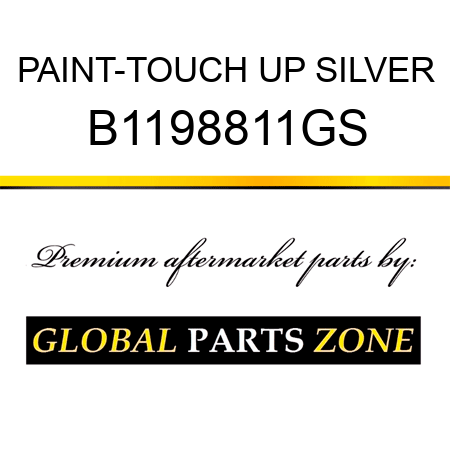 PAINT-TOUCH UP SILVER B1198811GS