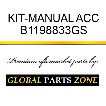 KIT-MANUAL ACC B1198833GS