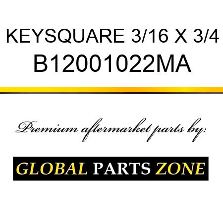 KEYSQUARE 3/16 X 3/4 B12001022MA