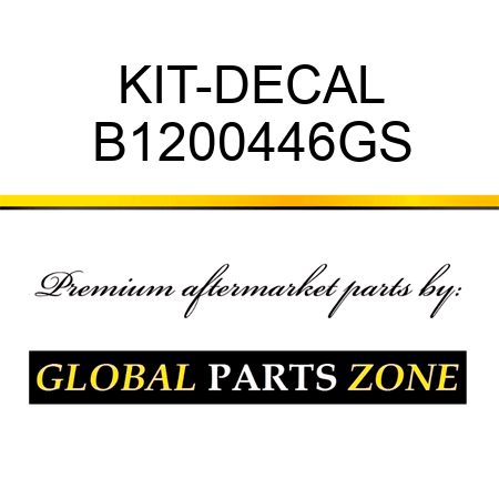 KIT-DECAL B1200446GS