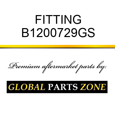 FITTING B1200729GS