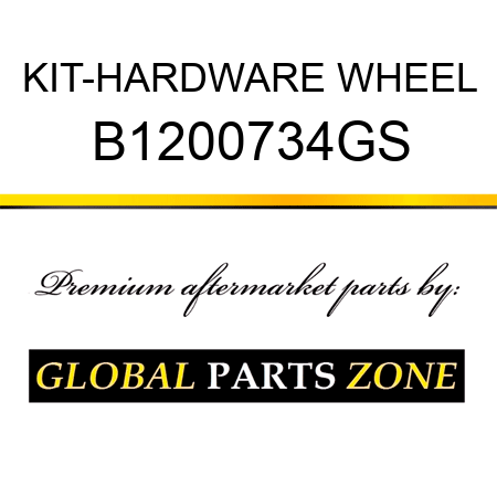 KIT-HARDWARE WHEEL B1200734GS