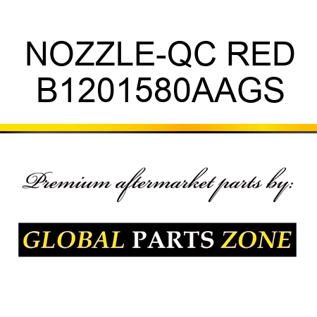 NOZZLE-QC RED B1201580AAGS
