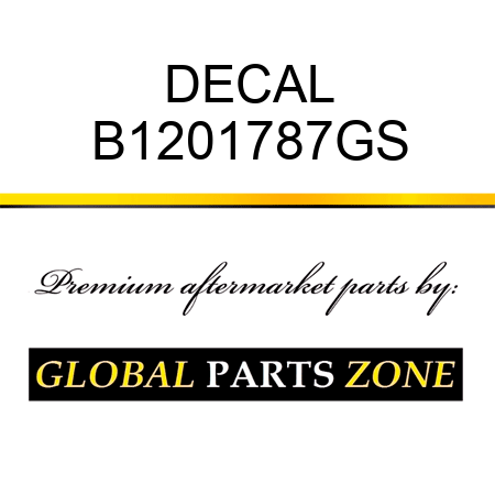 DECAL B1201787GS