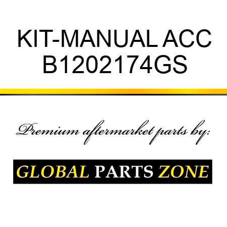KIT-MANUAL ACC B1202174GS