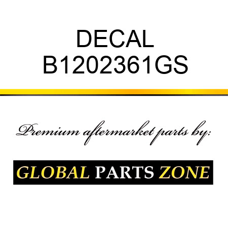 DECAL B1202361GS