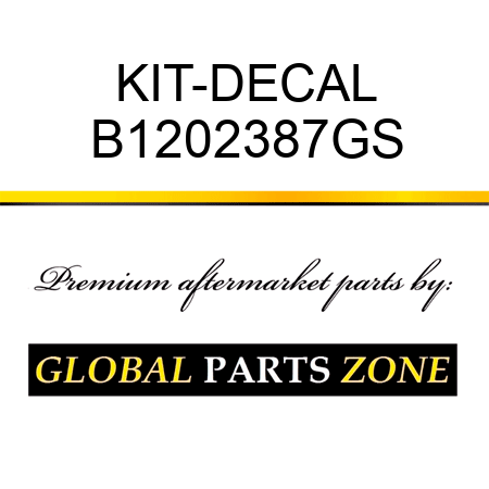 KIT-DECAL B1202387GS