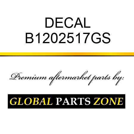 DECAL B1202517GS