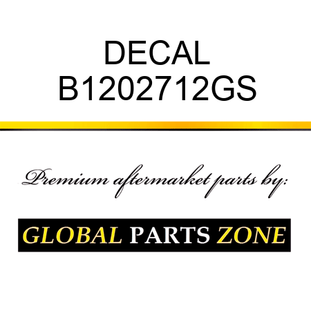 DECAL B1202712GS