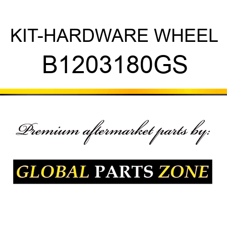 KIT-HARDWARE WHEEL B1203180GS
