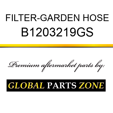 FILTER-GARDEN HOSE B1203219GS