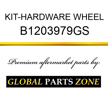 KIT-HARDWARE WHEEL B1203979GS