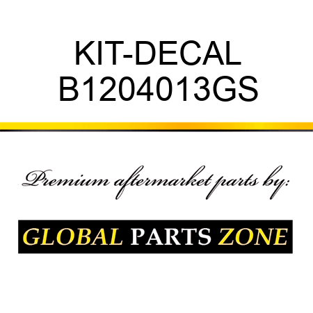 KIT-DECAL B1204013GS