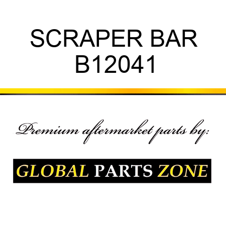 SCRAPER BAR B12041