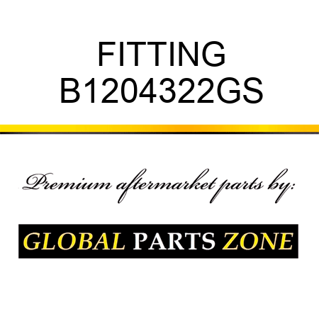 FITTING B1204322GS