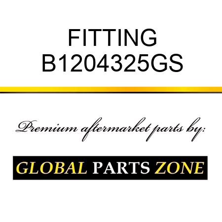 FITTING B1204325GS
