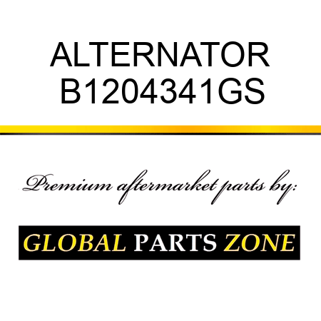 ALTERNATOR B1204341GS