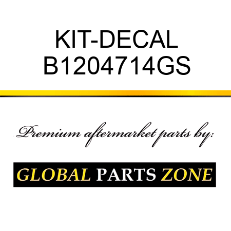 KIT-DECAL B1204714GS