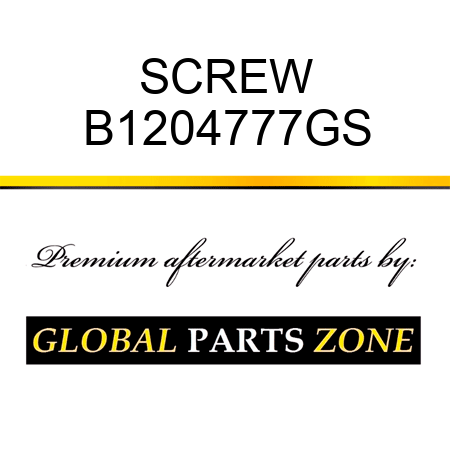 SCREW B1204777GS