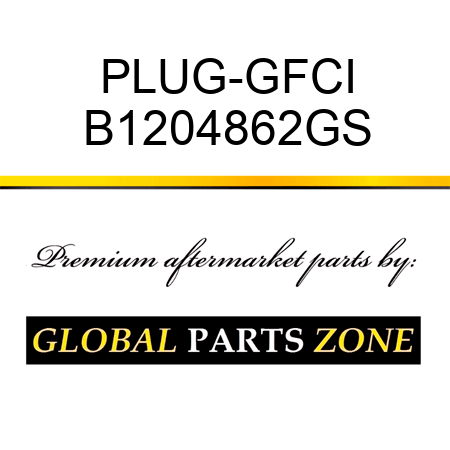 PLUG-GFCI B1204862GS