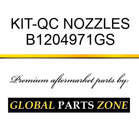 KIT-QC NOZZLES B1204971GS