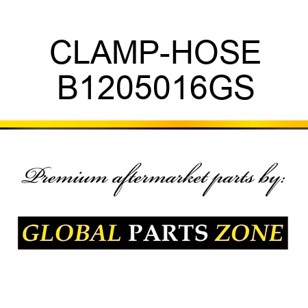 CLAMP-HOSE B1205016GS