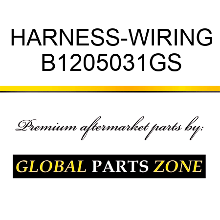 HARNESS-WIRING B1205031GS