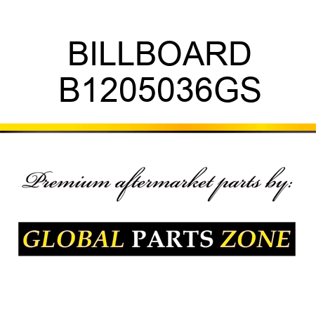 BILLBOARD B1205036GS