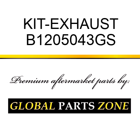 KIT-EXHAUST B1205043GS