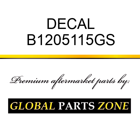 DECAL B1205115GS