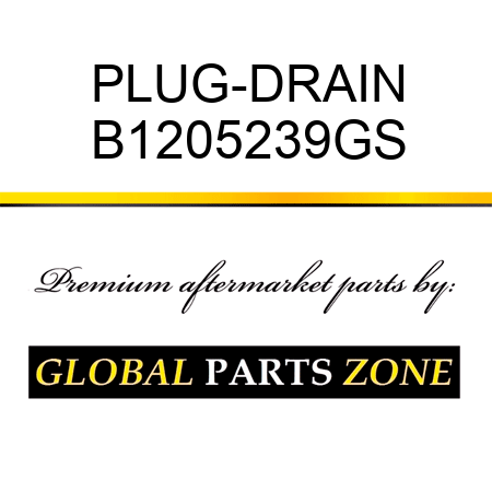 PLUG-DRAIN B1205239GS