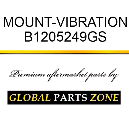 MOUNT-VIBRATION B1205249GS