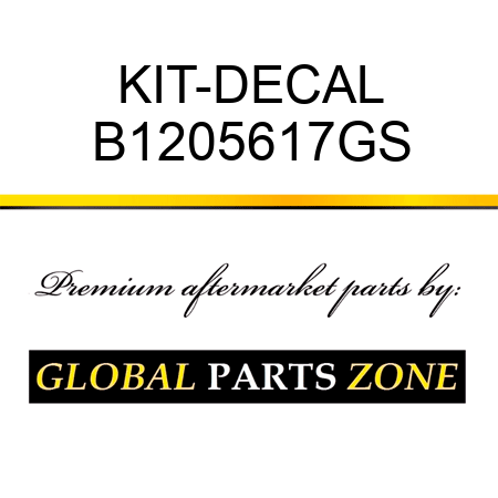 KIT-DECAL B1205617GS