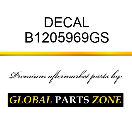 DECAL B1205969GS