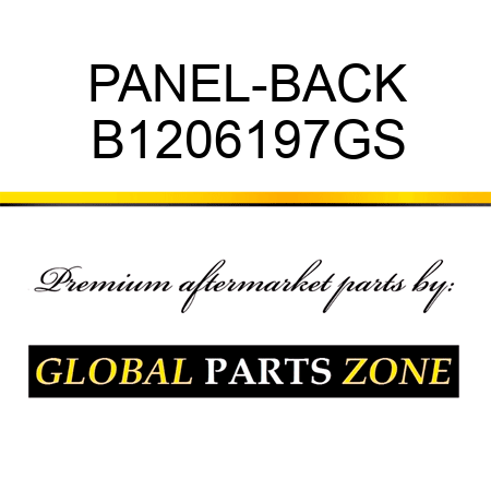 PANEL-BACK B1206197GS