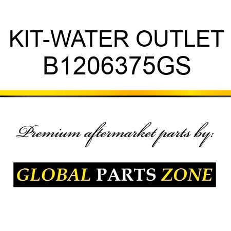 KIT-WATER OUTLET B1206375GS