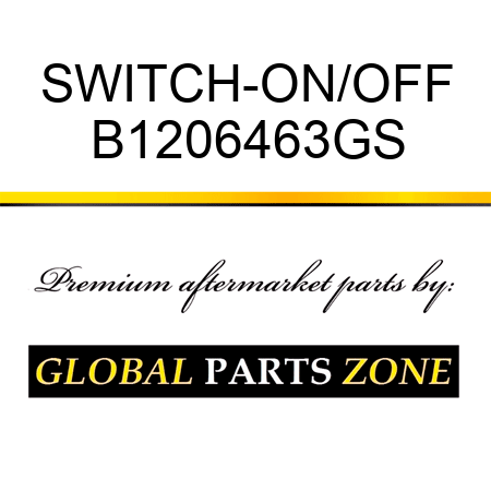 SWITCH-ON/OFF B1206463GS