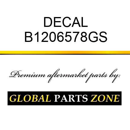 DECAL B1206578GS
