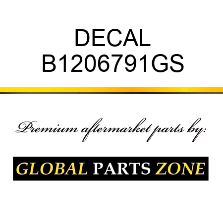 DECAL B1206791GS