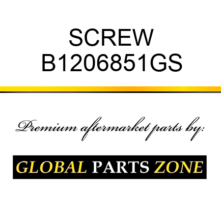 SCREW B1206851GS