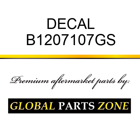 DECAL B1207107GS