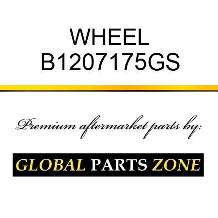 WHEEL B1207175GS