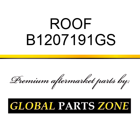 ROOF B1207191GS