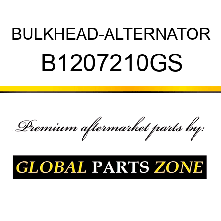 BULKHEAD-ALTERNATOR B1207210GS