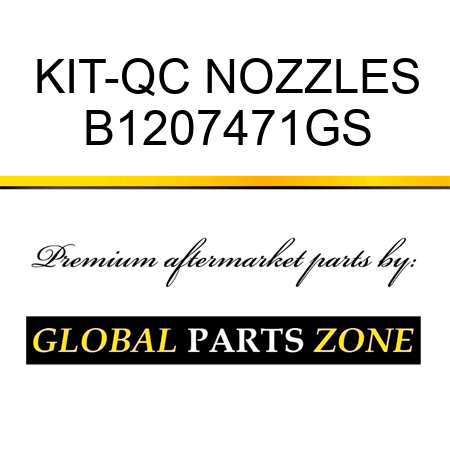 KIT-QC NOZZLES B1207471GS