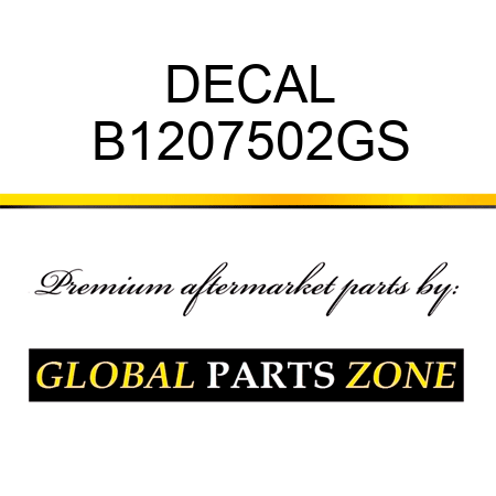 DECAL B1207502GS